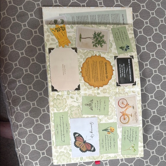 *Host Pick* Uncommon Goods Gold and Cream Letter Book for Mother and Daughter - Picture 8 of 10